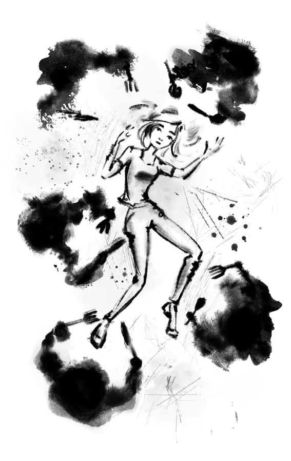 Rezension zum Buch Leichte Mädchen Weisheiten von Sabine Verges Frau wird von Gefühlen aufgefressen