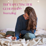 Journaling Frau therapeutisches Schreiben Psychotherapie